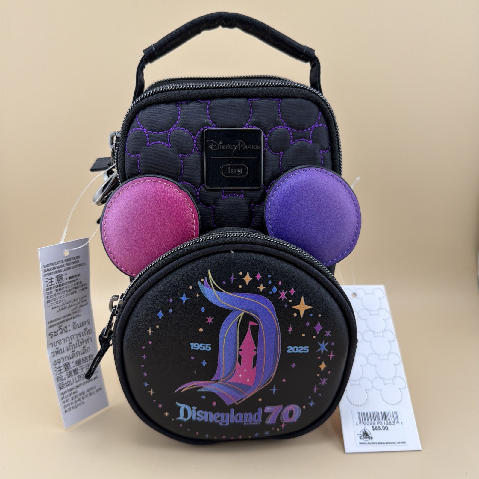 Lug Disneyland 70th Anniversary Crossbody Bag NWT Lug Disneyland 70th Anniversary Crossbody Bag NWT