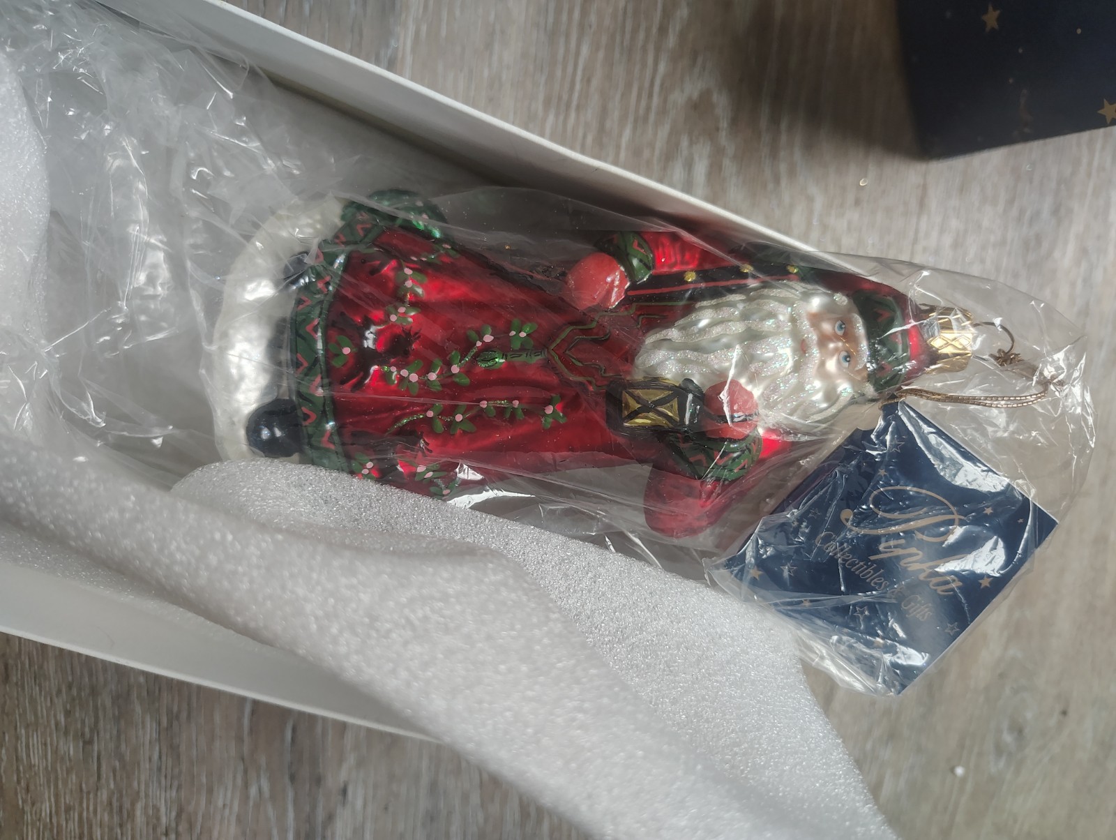 Vintage Pipka glass Christmas ornaments