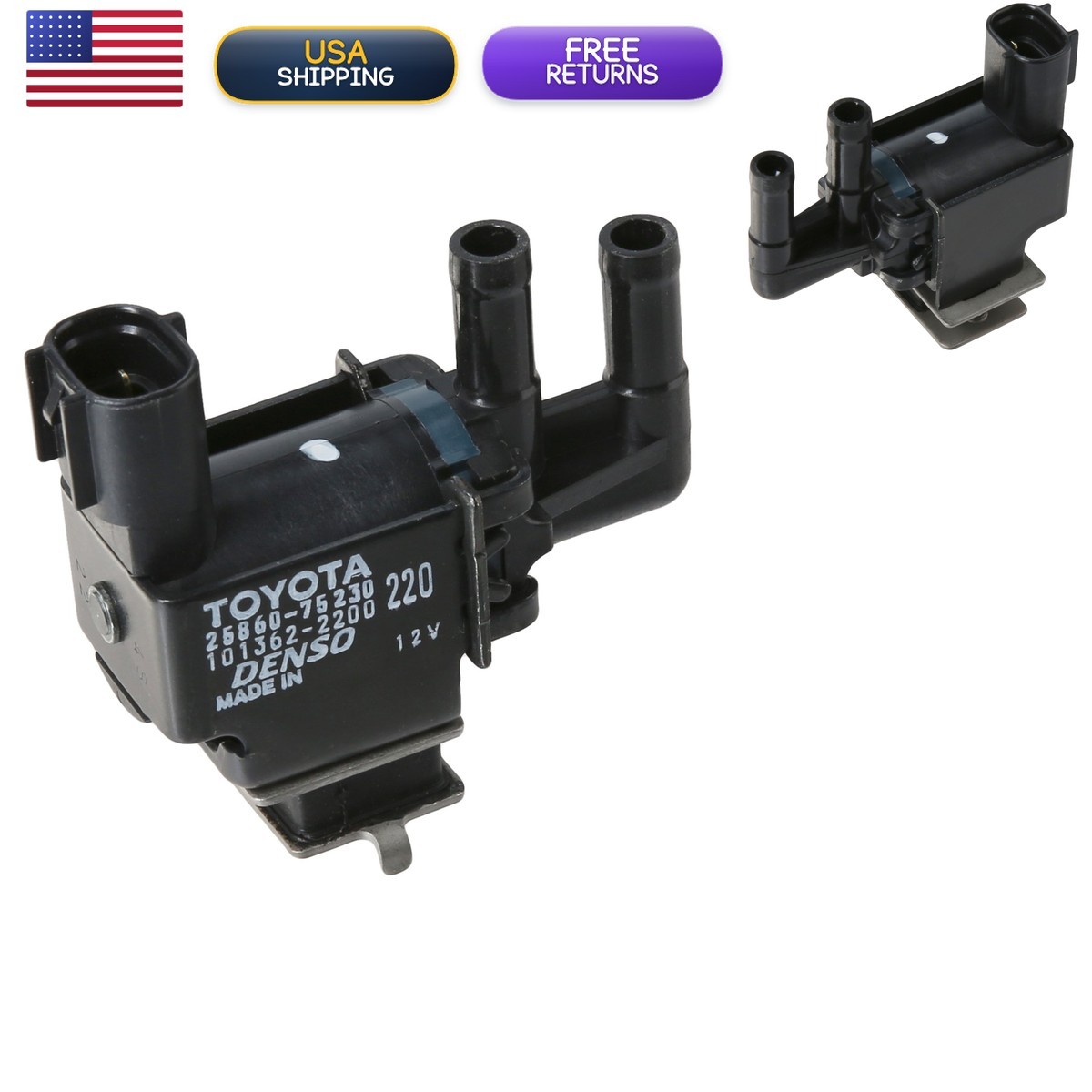 Toyota 25860-75230 Vapor Canister Purge Solenoid