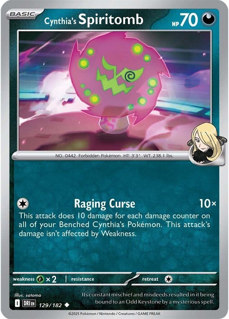 Cynthia's Spiritomb [DRI - 129/182] NM