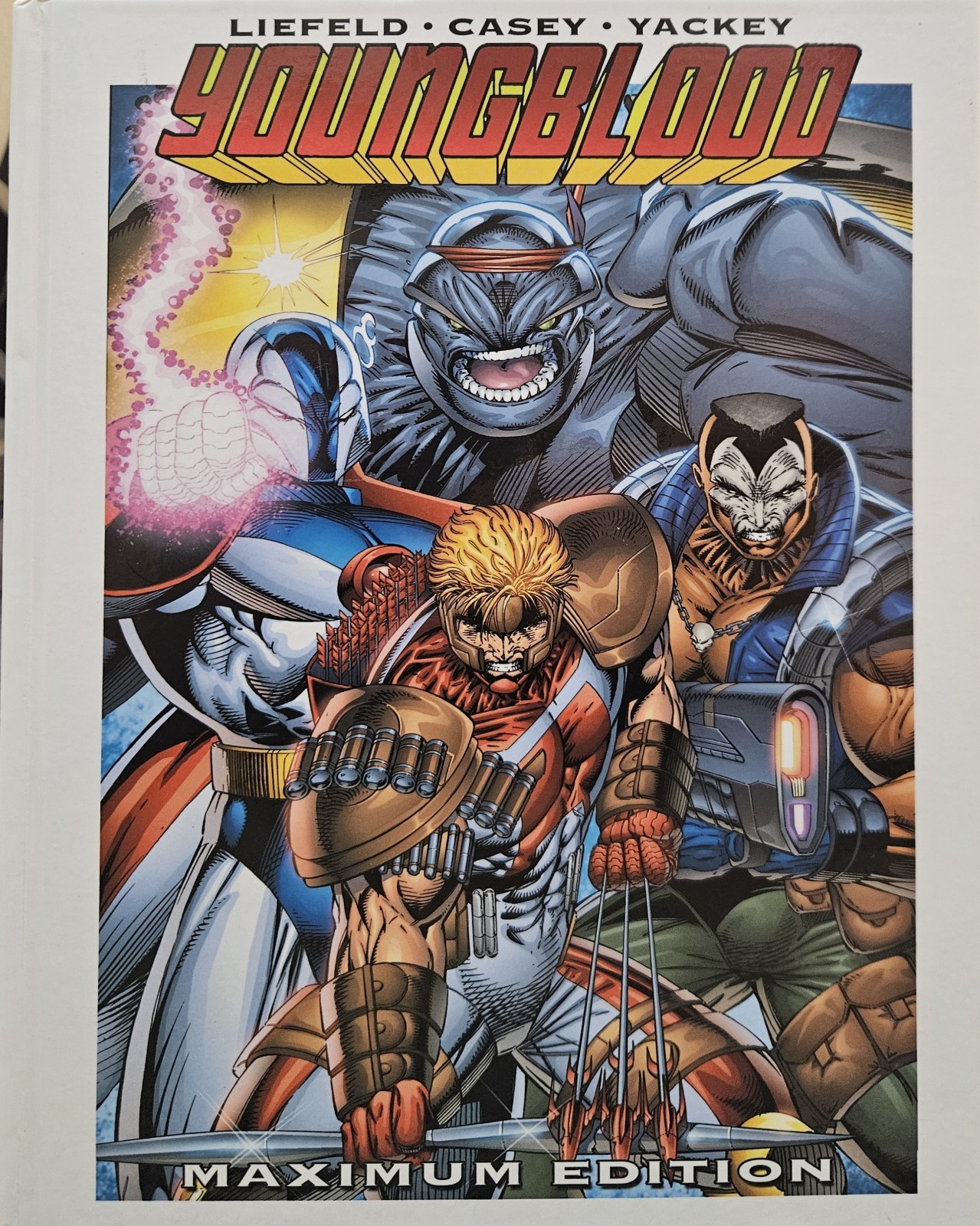Youngblood Maxiumum Ed. White HC 2005 ***with original Liefeld art inside*** Youngblood Maxiumum Ed. White HC 2005 ***with original Liefeld art inside***