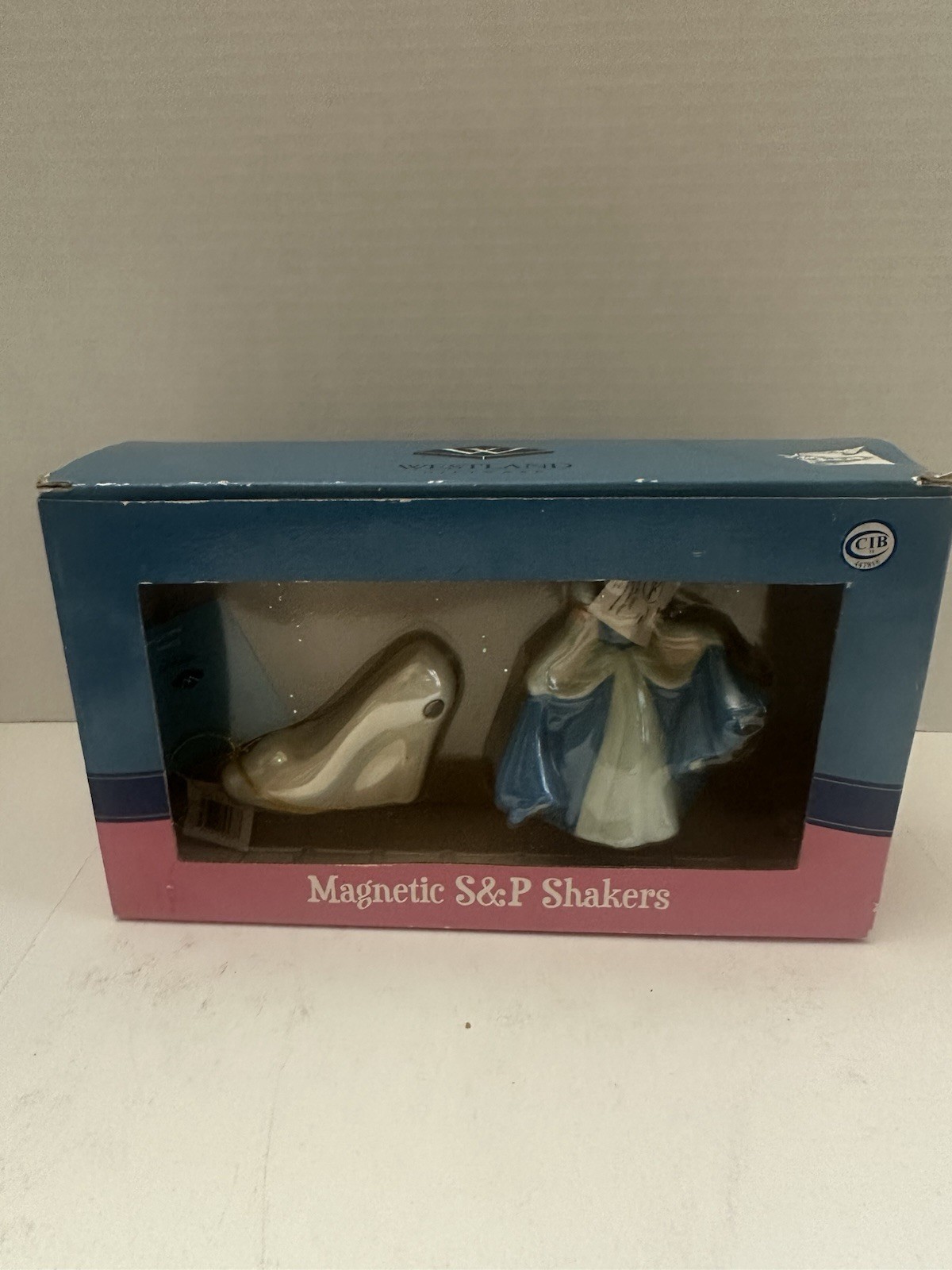 Westland Giftware Disney Cinderella Magnetic Salt & Pepper Shakers Set