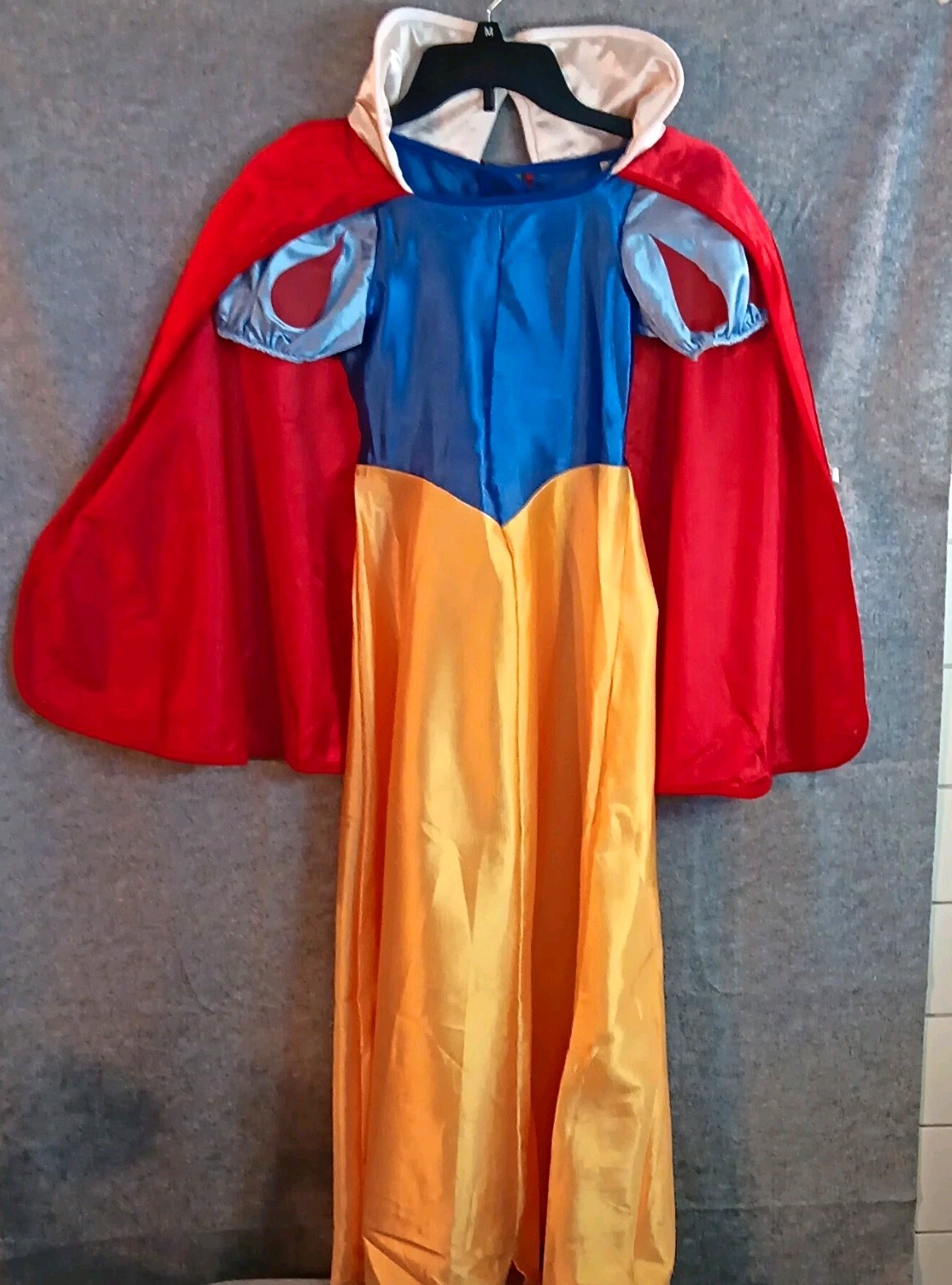 1990s Snow White Costume Dress Girls Cape Collar Clear Flaws See Pics 