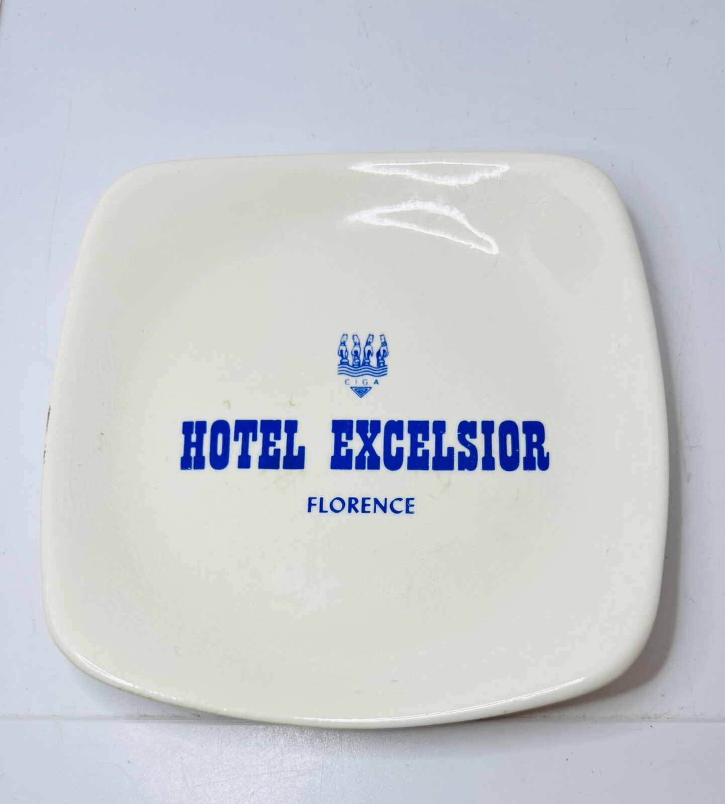 Excelsior Hotel -Italy Florence Ceramic Tray 3”