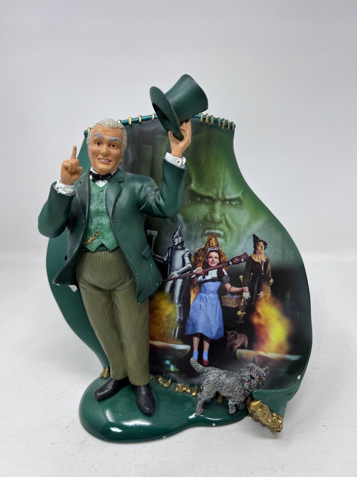 BRADFORD EXCHANGE Wizard of Oz 2006 Figurine Man Behind Curtain See Pics/Desc.