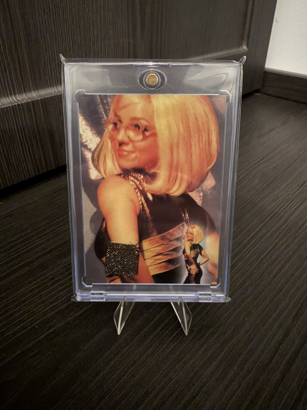 2002 BRITNEY SPEARS AUTHENTIC WORN RELIC SWATCH 1963 DRESS WARDROBE GAI COA (A)