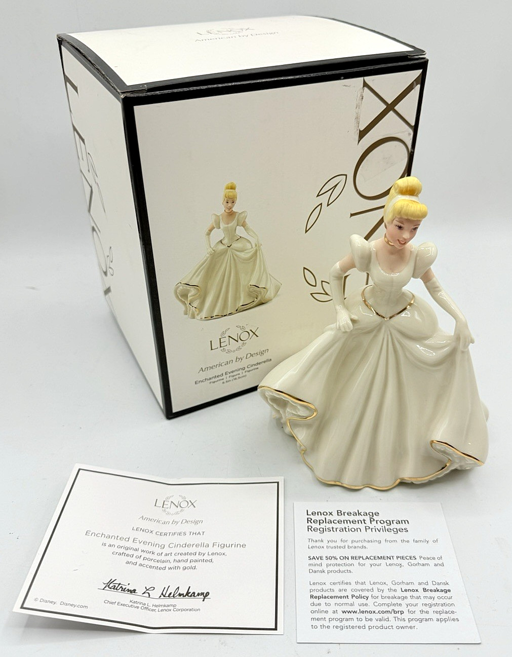 Lenox Disney Showcase ENCHANTED EVENING CINDERELLA Figurine 6.5