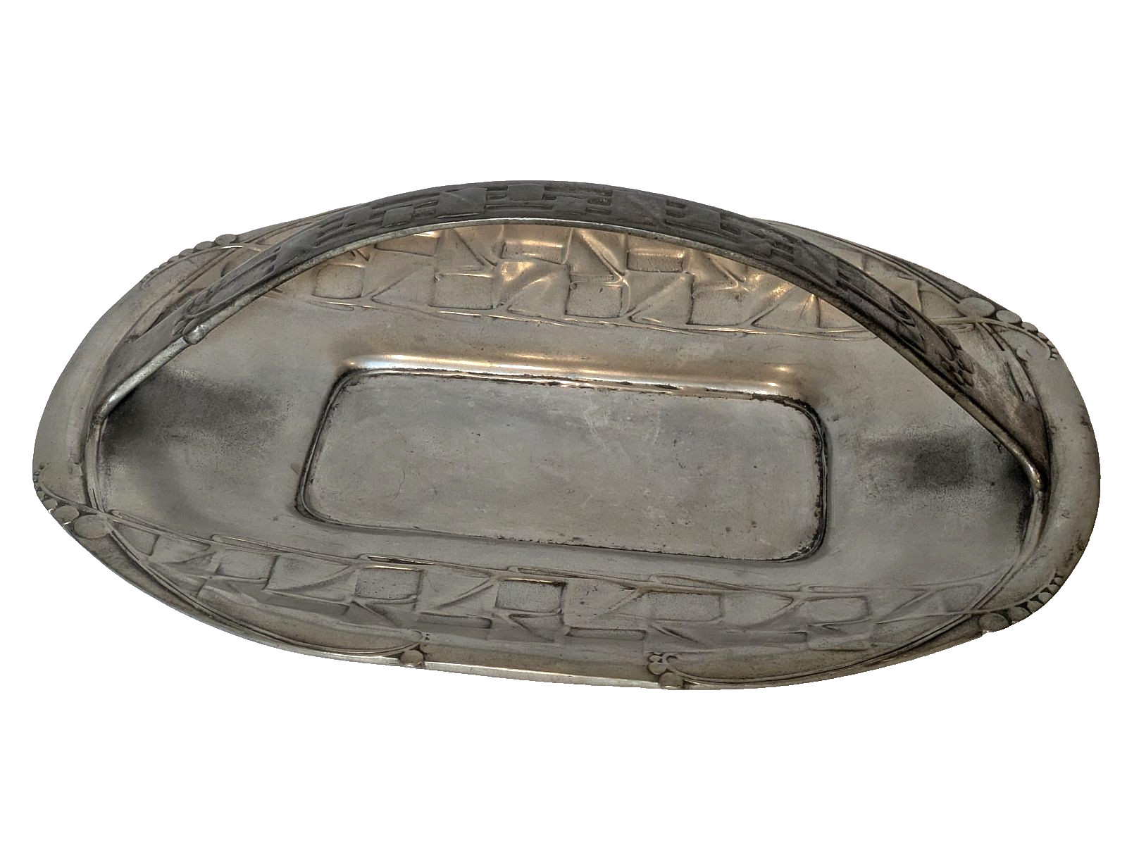 Antique Tudric Pewter Cake Tray/Basket— Archibald Knox for Liberty — Number 0357