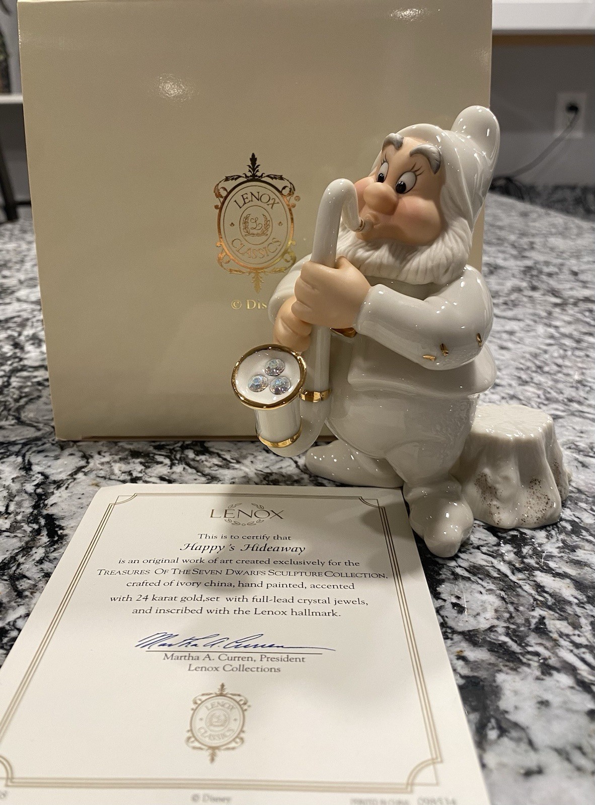 π’π‘2004 Lenox Disney Happy's Hideaway Showcase Collection Figurine Snow White π’π‘2004 Lenox Disney Happy's Hideaway Showcase Collection Figurine Snow White