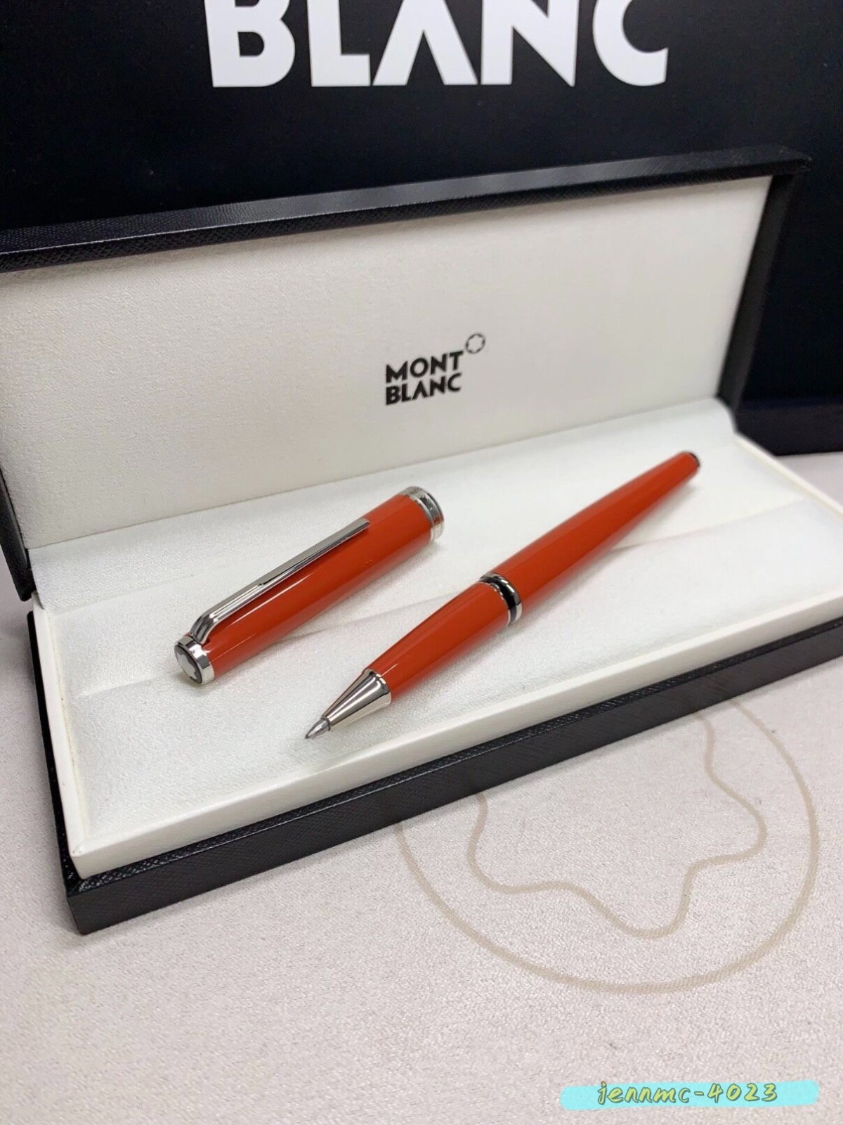 Montblanc classic Pix Orange Rollerball Pen Metal Ballpoint Pen Montblanc classic Pix Orange Rollerball Pen Metal Ballpoint Pen