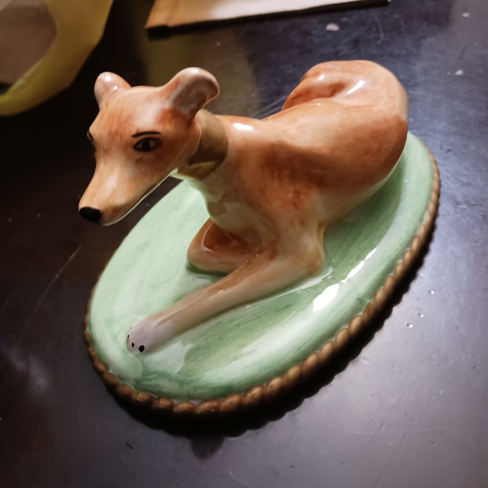  MINT Chelsea House Italy Porcelain Reclining Italian Greyhound Figurine 