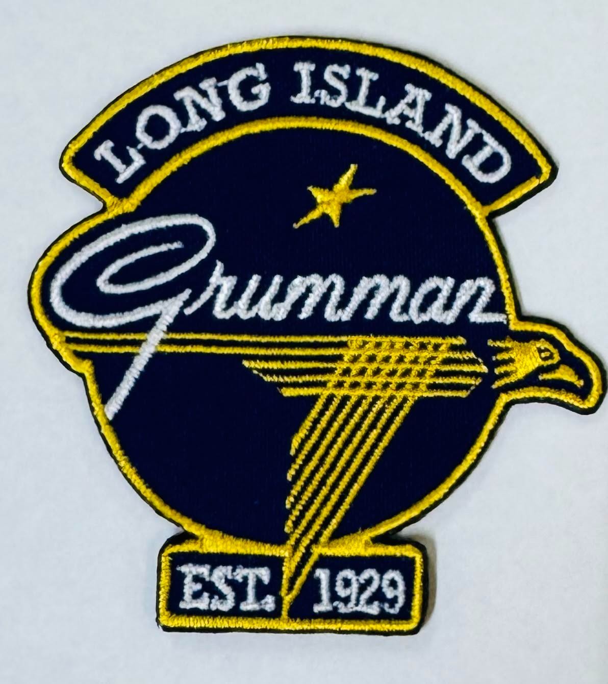 Grumman Embroidered Patch, Vintage Aviation, WWII Aircraft  2.5