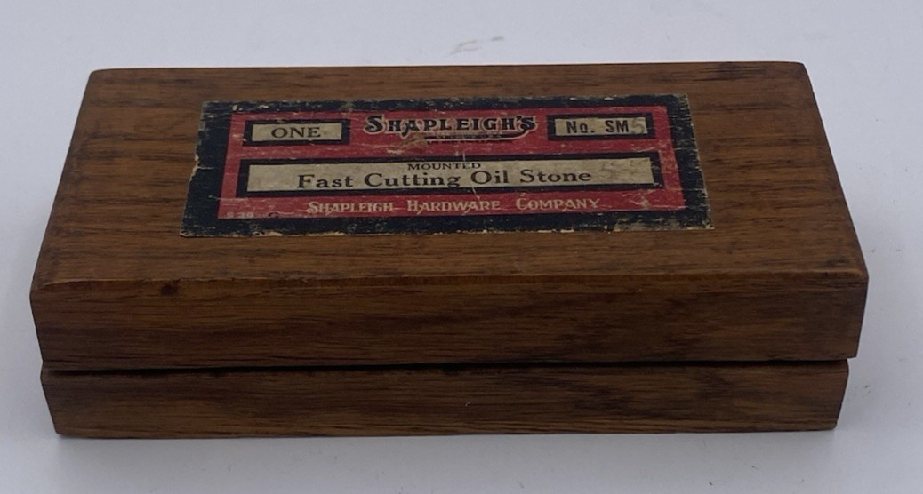 Antique Shapleigh Hardware Company Fast Cutting Oil Stone No. SM5