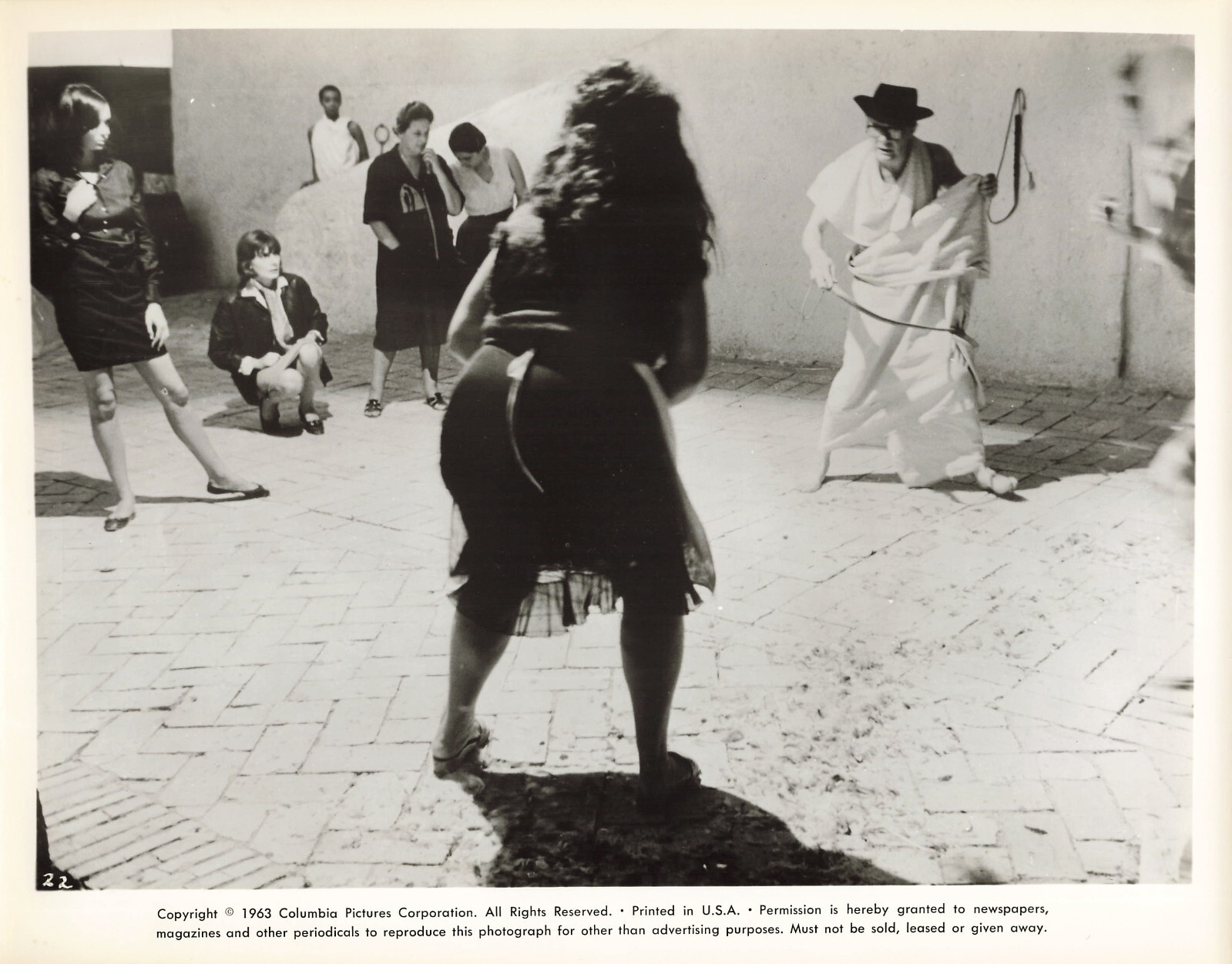 Fellini 8½ Movie Photo 1963 Marcello Mastroianni Rossella Falk Eddra Gale *P140c