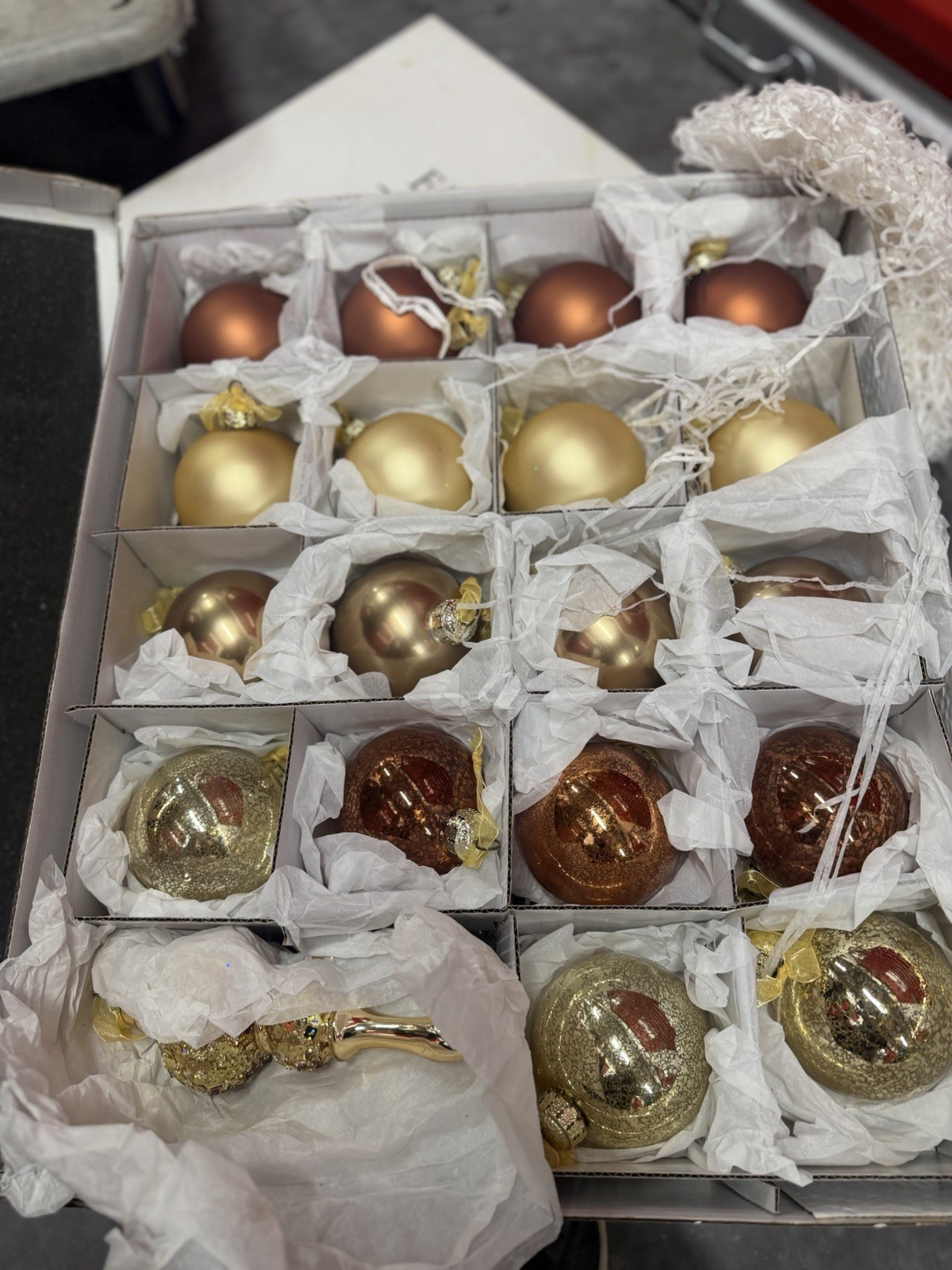 Vintage ✨🎄20 piece Luxury Frontgate Holiday Collection Glass Ornaments🎄✨