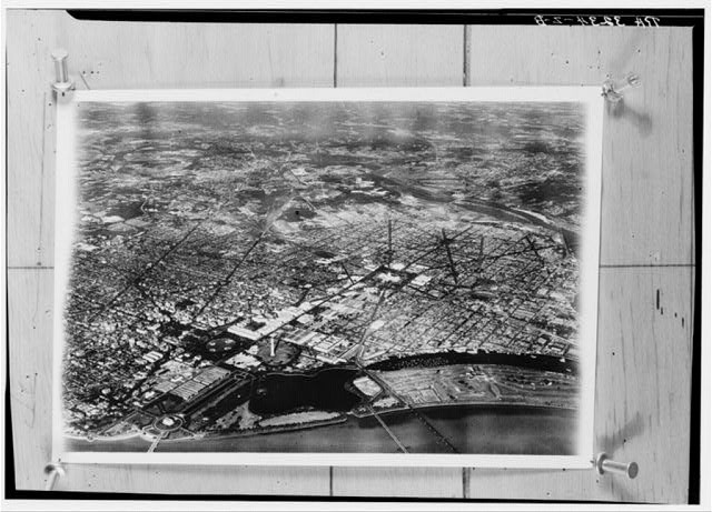 Photo:Washington DC 1910s Aerial View of City and Monumental Core