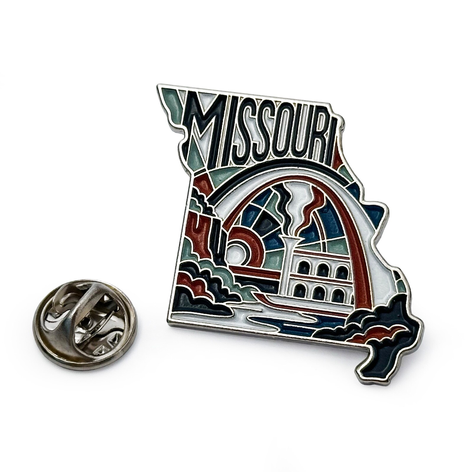 Missouri State Enamel Pin – Show Me State Collectible Lapel Pin