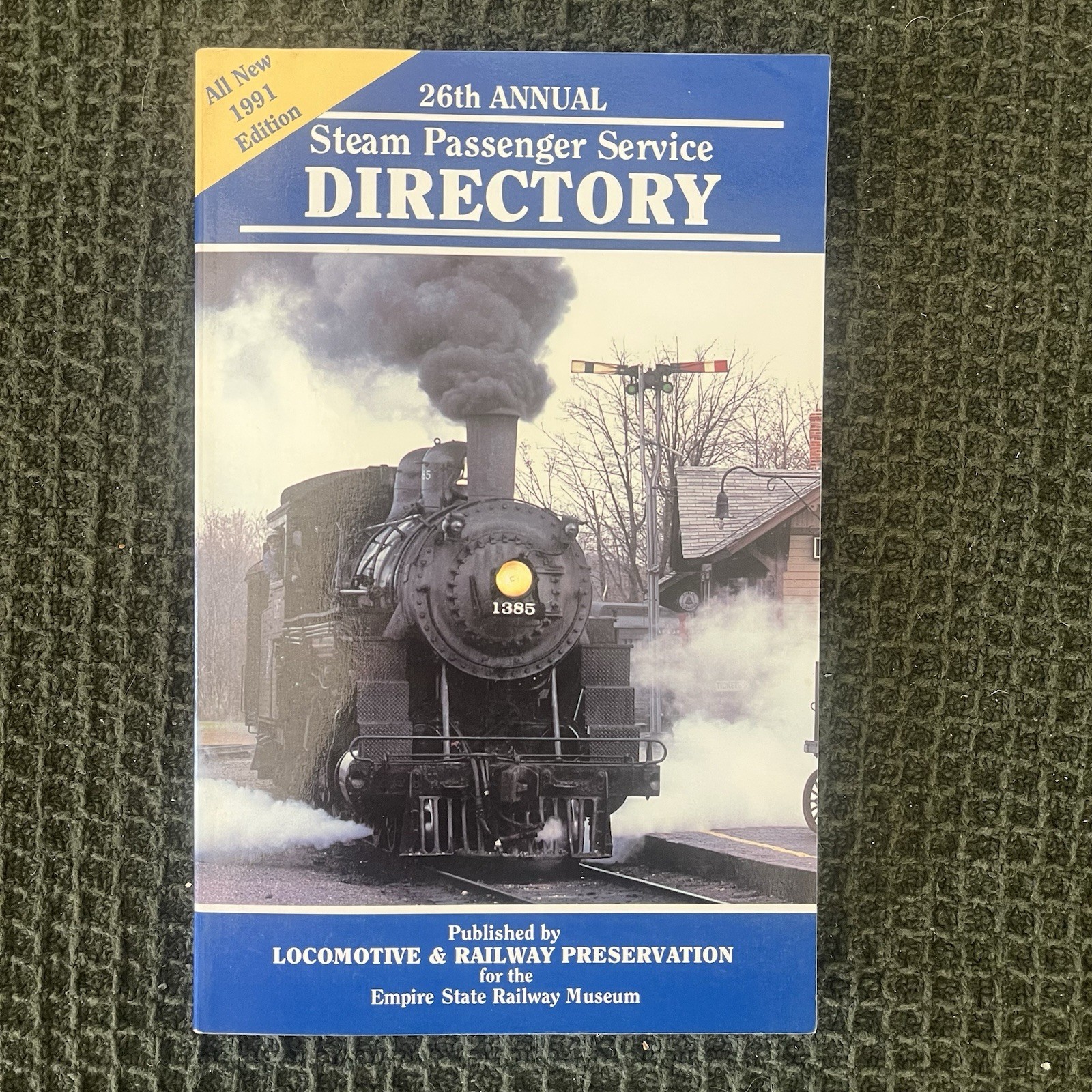 1991 Steam Passenger Service Directory 26th Ed COMPLETE w/ UNUSED Coupons ESRM