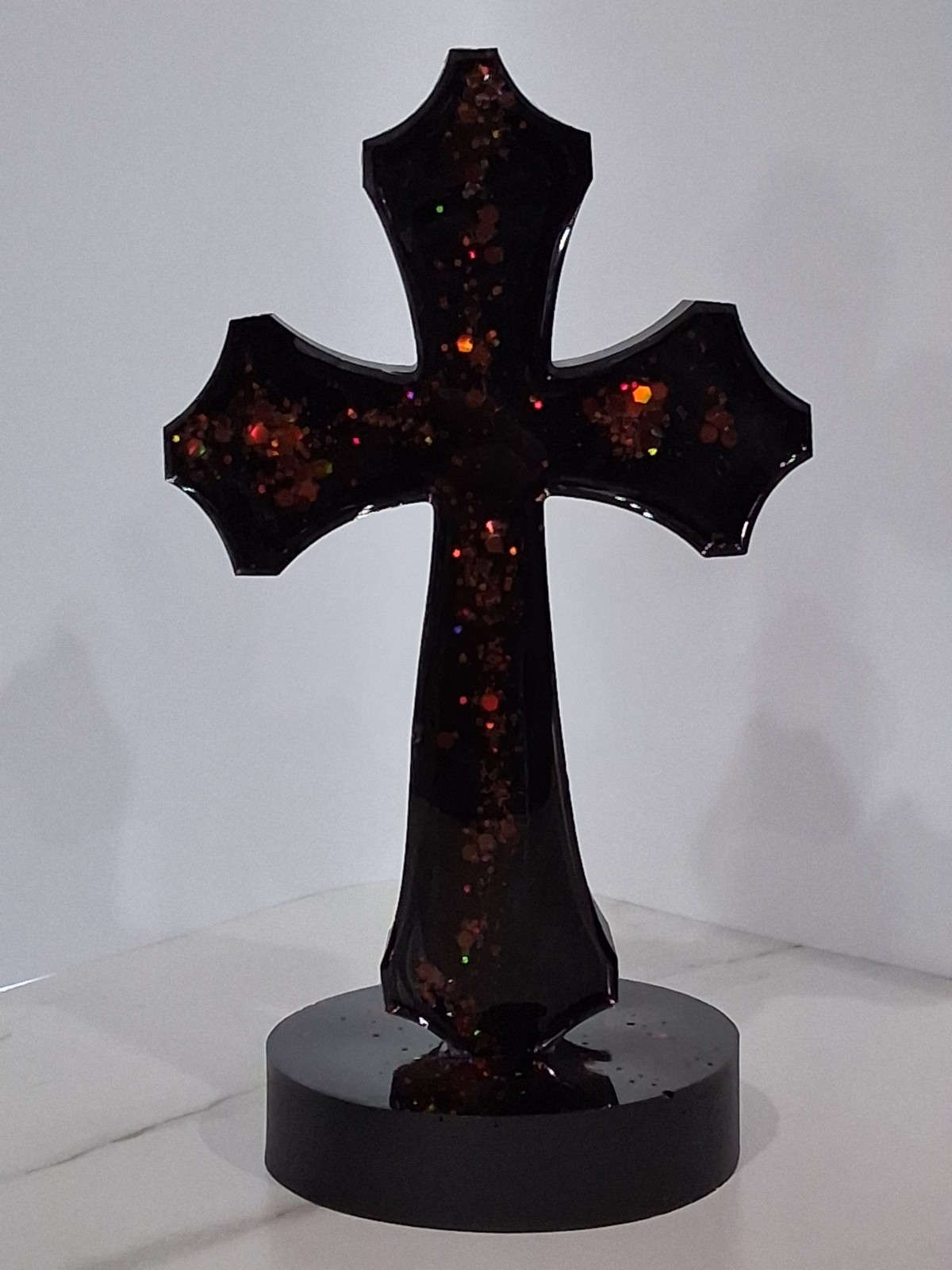 GOTHIC Black CROSS Raiders BLACK HOLE 12th Century Medieval One-of-a-Kind Design