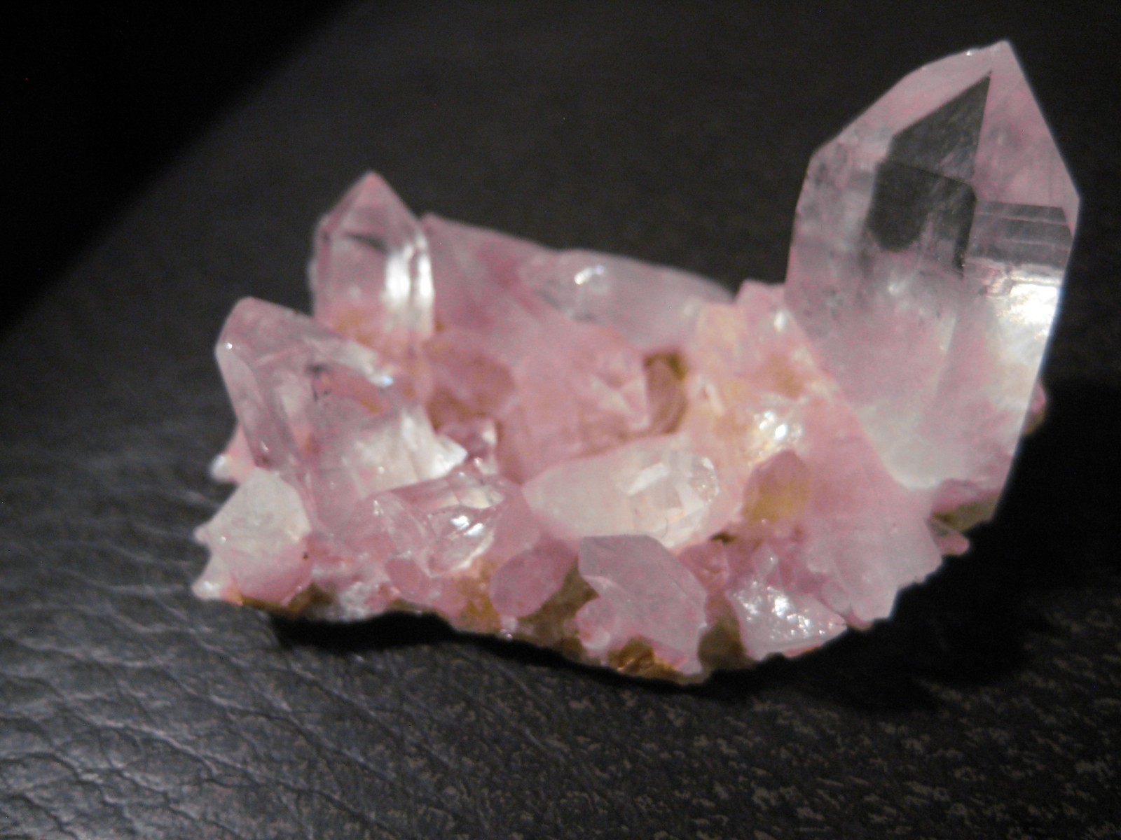 Small Clear Terminated Quartz Cluster with Nice points