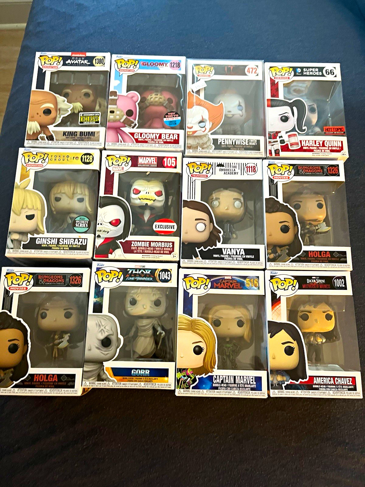 12 rare exclusive Funko pop lot collection All brand new perfect condition  
