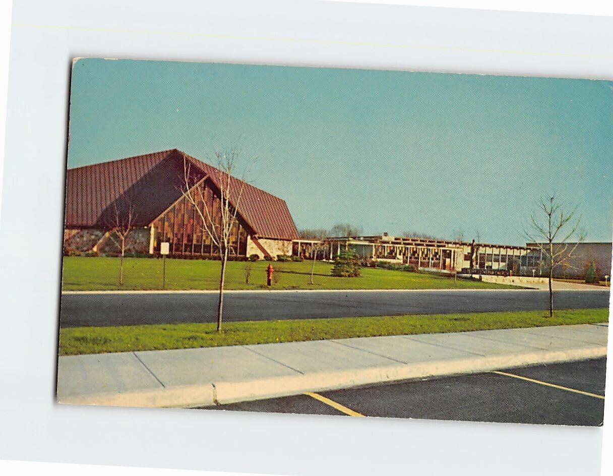 Postcard St. Peter Lutheran Church Arlington Heights Illinois USA