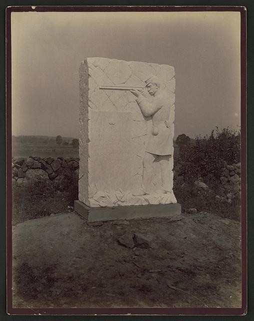 Gettysburg Pennsylvania 1886 1st Massachusetts Sharpshooters Monument