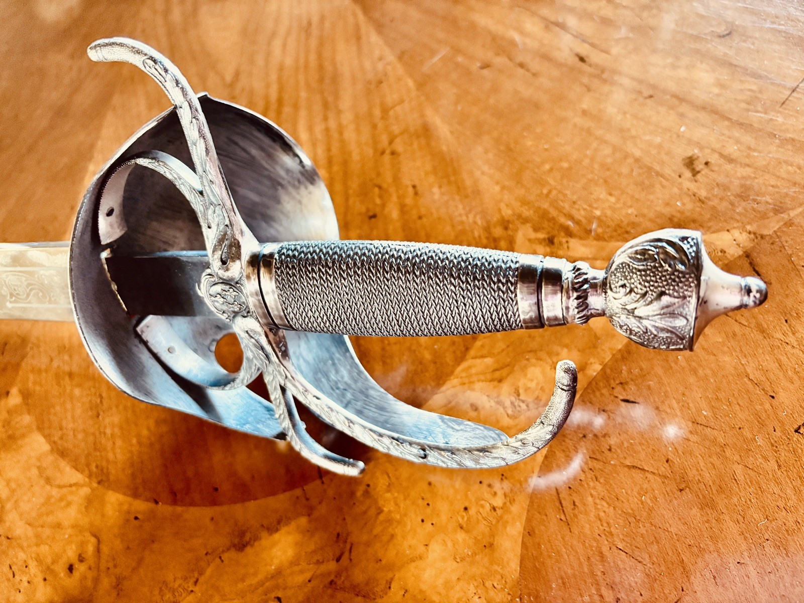 King Charles III Rapier Sword by Marto of Toledo Spain, a decorative replica fea