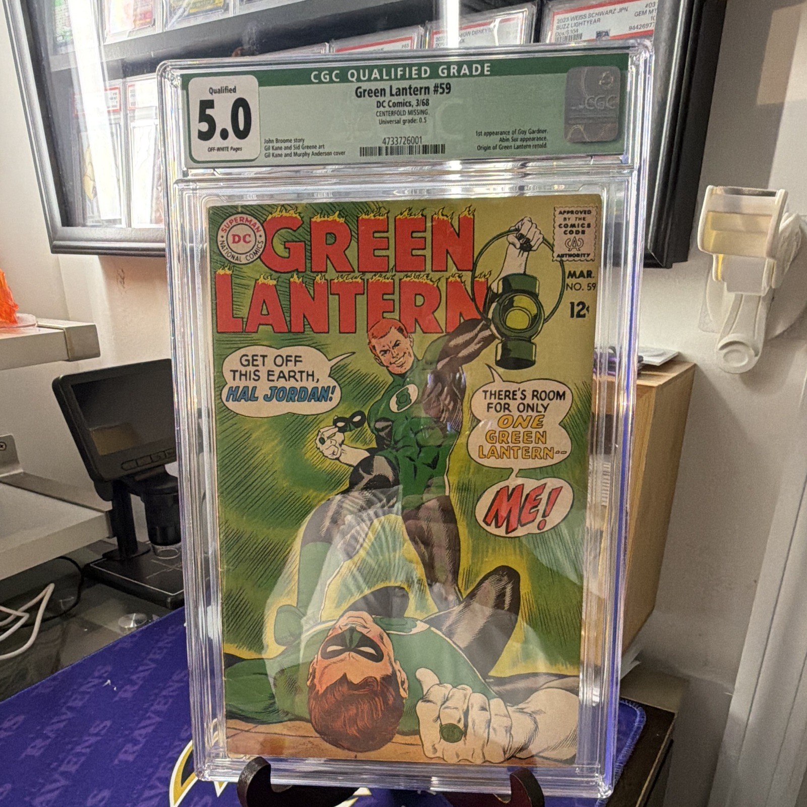 DC Comics Green Lantern #59 (1968) CGC 5.0 1st Guy Gardner Appearance