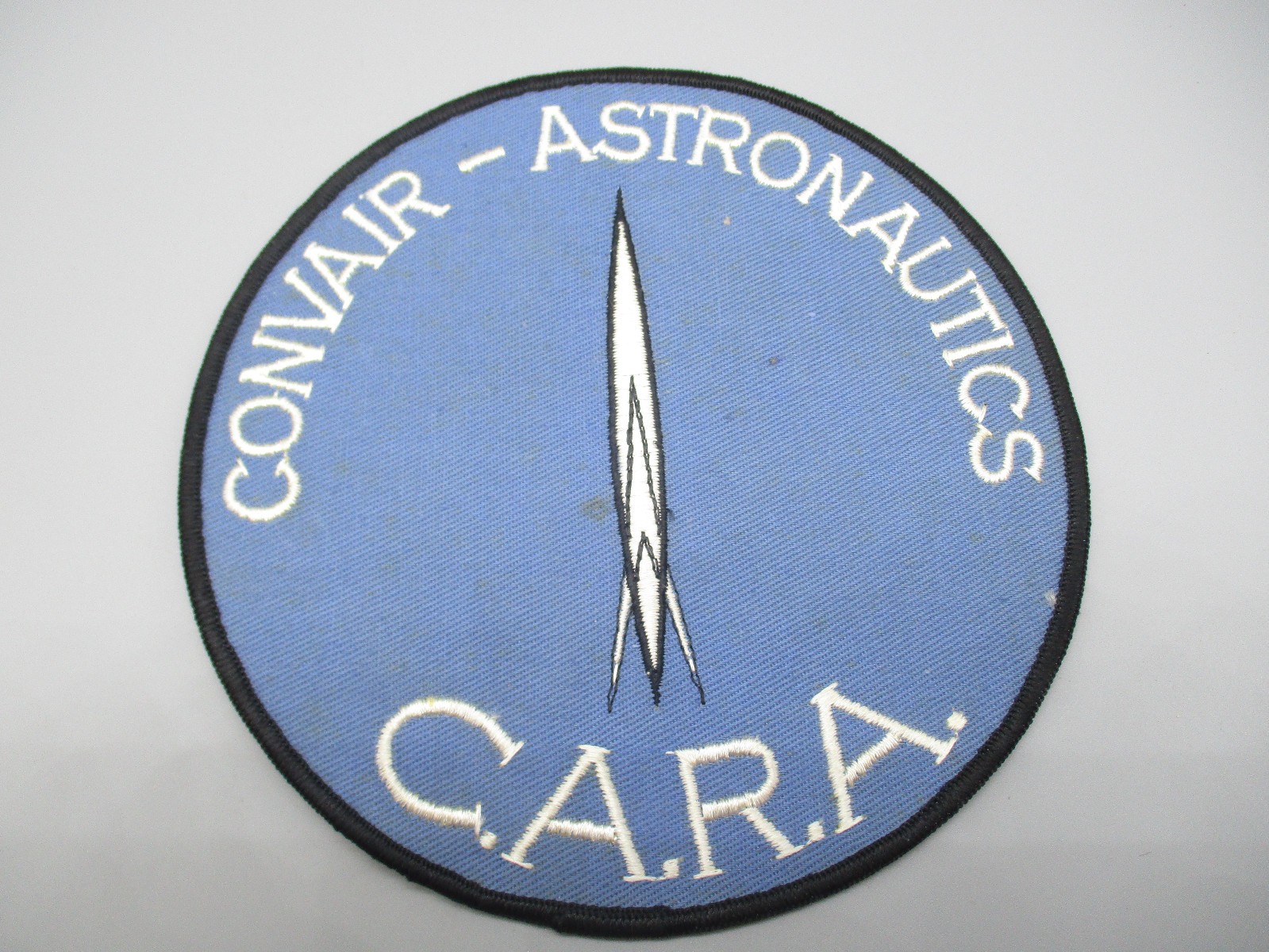 Vintage NASA Convair Astronautics C.A.R.A. Large 7 inch Patch-General Dynamics