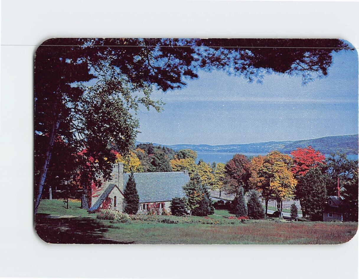 Postcard The Silver Bay Association Lake George New York USA