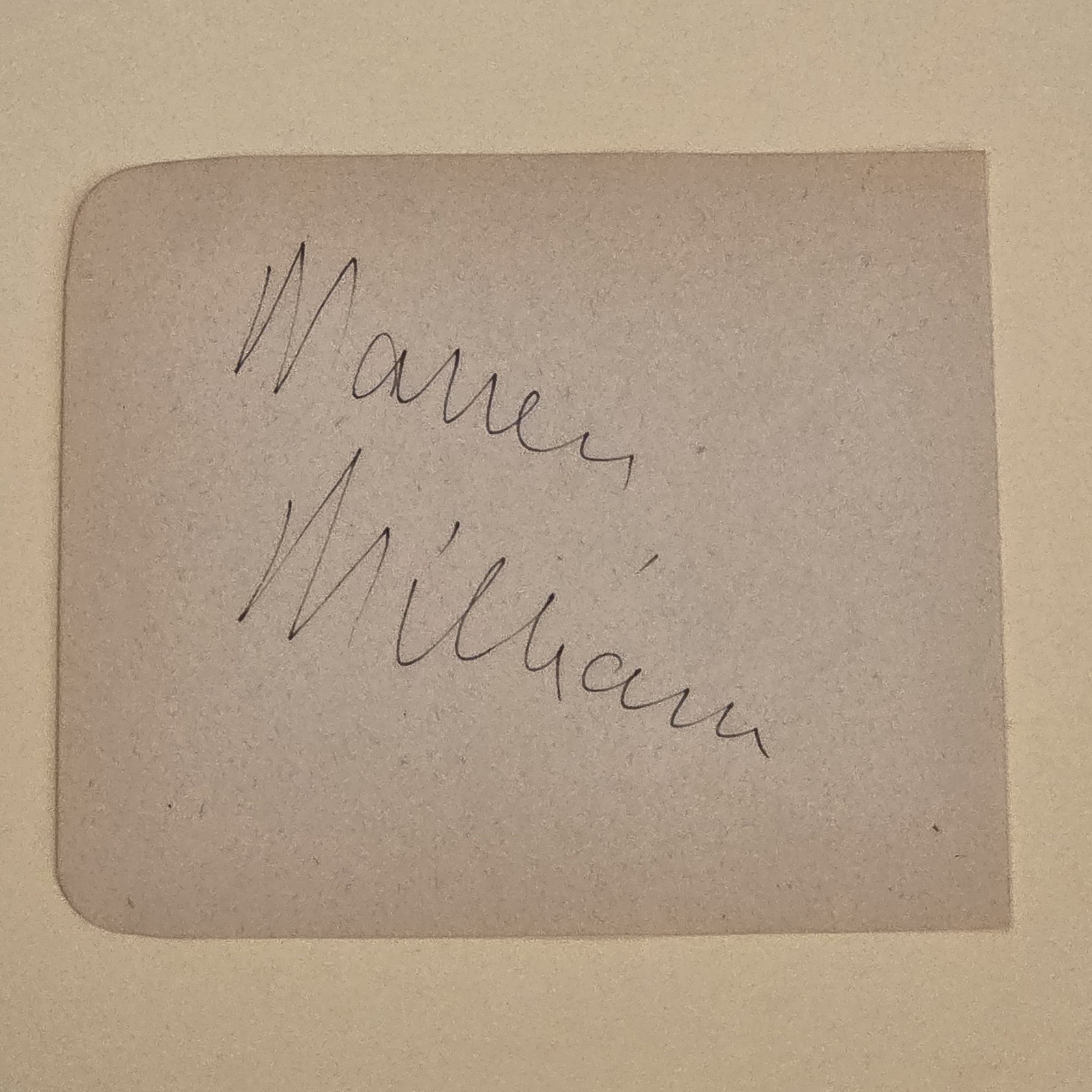 Warren William Signed Actor The Wolf Man Autograph Page Auto Peggy Moran Warren William Signed Actor The Wolf Man Autograph Page Auto Peggy Moran