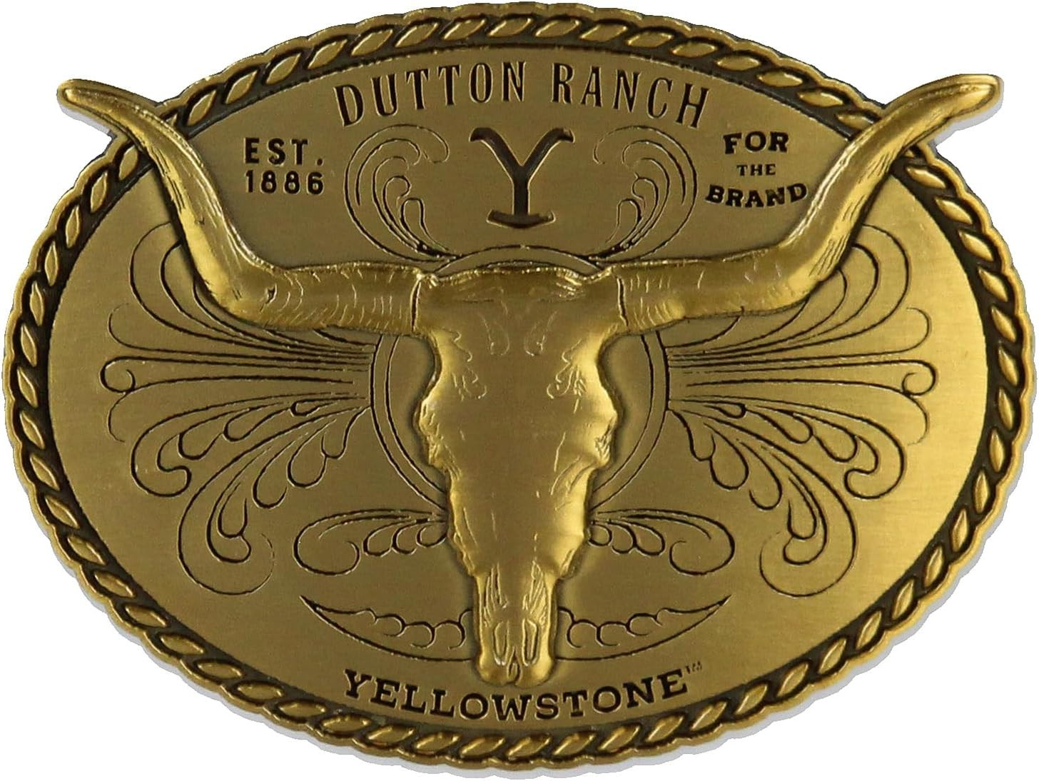 Yellowstone TV Series Dutton Ranch Western Cowboy Heavy Duty Belt Buckle