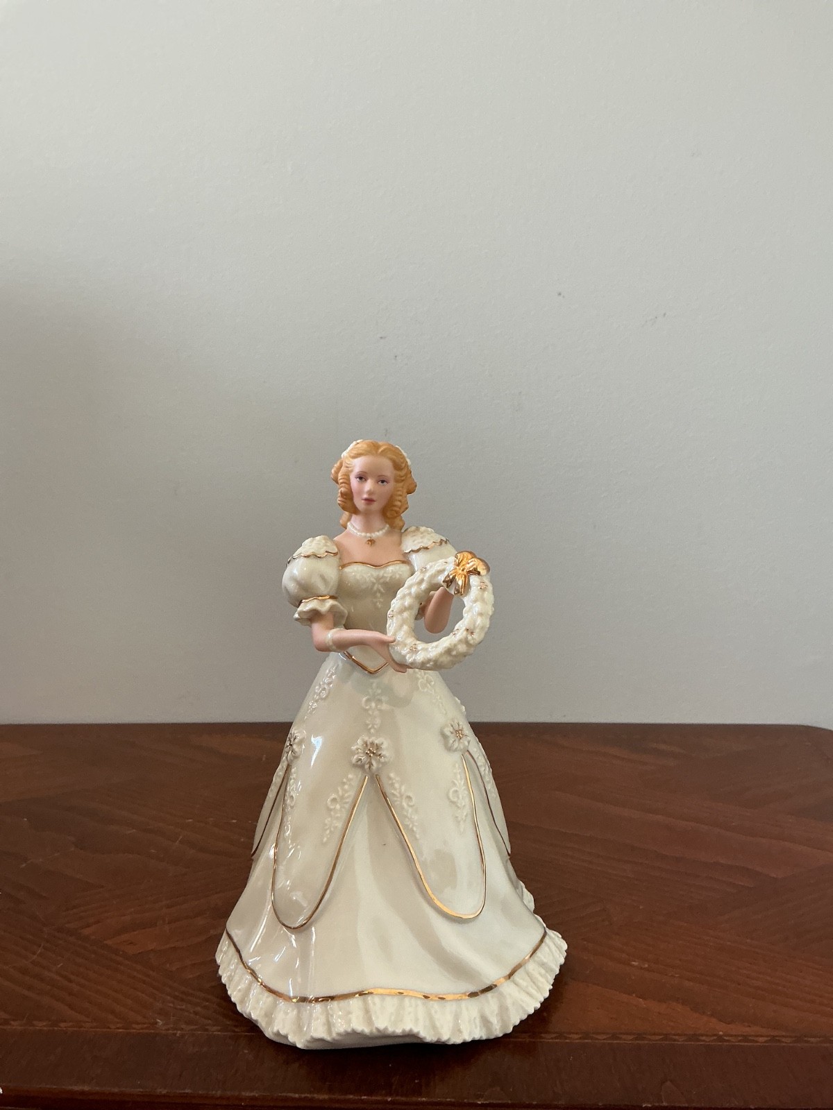the Lenox A Christmas Welcome Ivory Classic Porcelain Figurine, a limited editio
