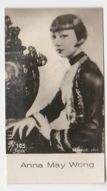 Anna May Wong card, BULGARIA Dresden 1932