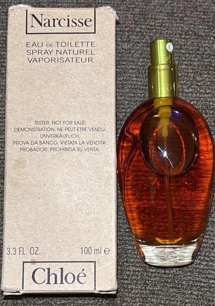 VTG CHLOE NARCISSE EAU DE TOILETTE SPRAY NATUREL 3.3 FL.OZ./100 mL - NOS