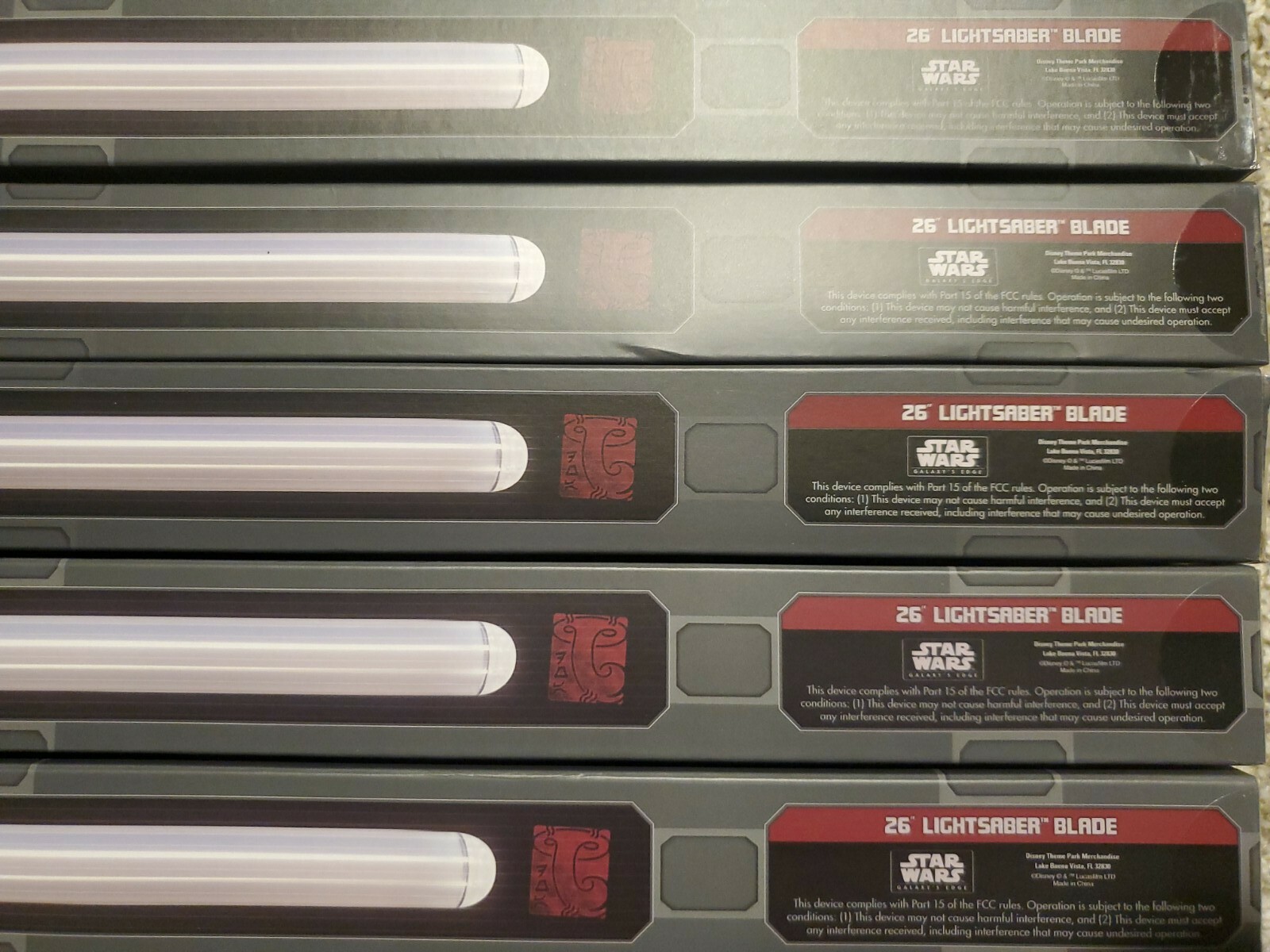 Star Wars Galaxy\'s Edge 26 Inch Legacy Lightsaber Blade Disney Parks