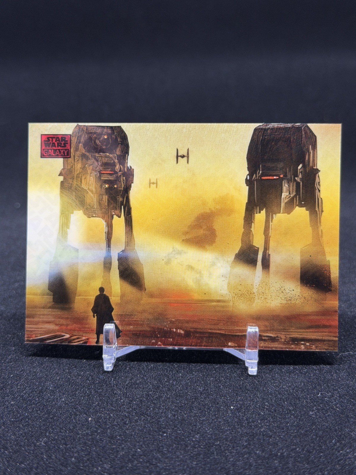 2026 Topps Star Wars Galaxy Chrome Crait Showdown Red LogoFractor /5