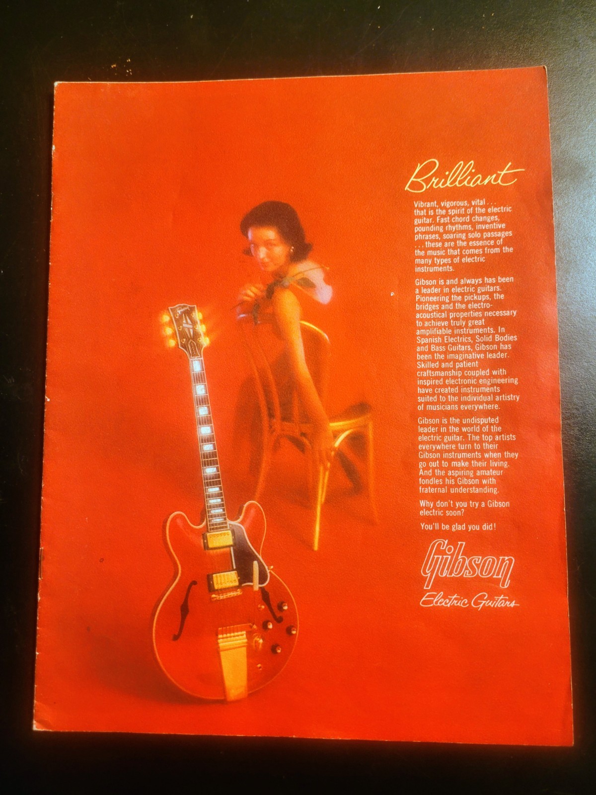 1964 Gibson Guitar Brochure & 1965 Price List + 2003 Gibson Pure Brochure