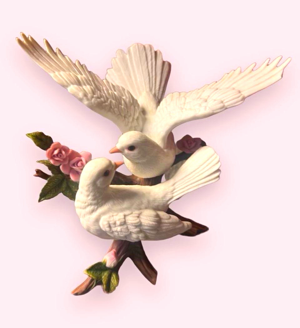 Lenox Love\'s Promise Fine Porcelain Dove Figurine Handmade