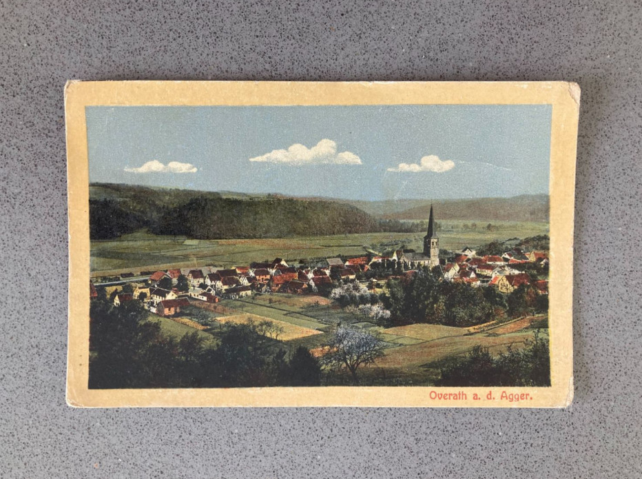 Overath a. d. Agger Carte Postale Postcard