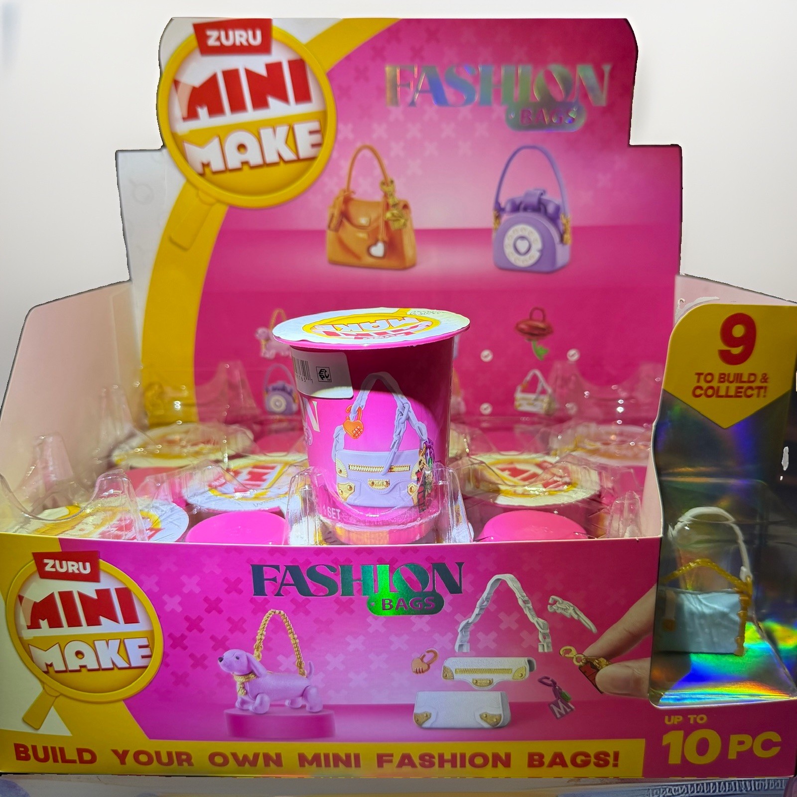 ZURU Mini Make Mini Fashion Bags Blind Pack Pink 1 Pack Ages 6+ ZURU Mini Make Mini Fashion Bags Blind Pack Pink 1 Pack Ages 6+