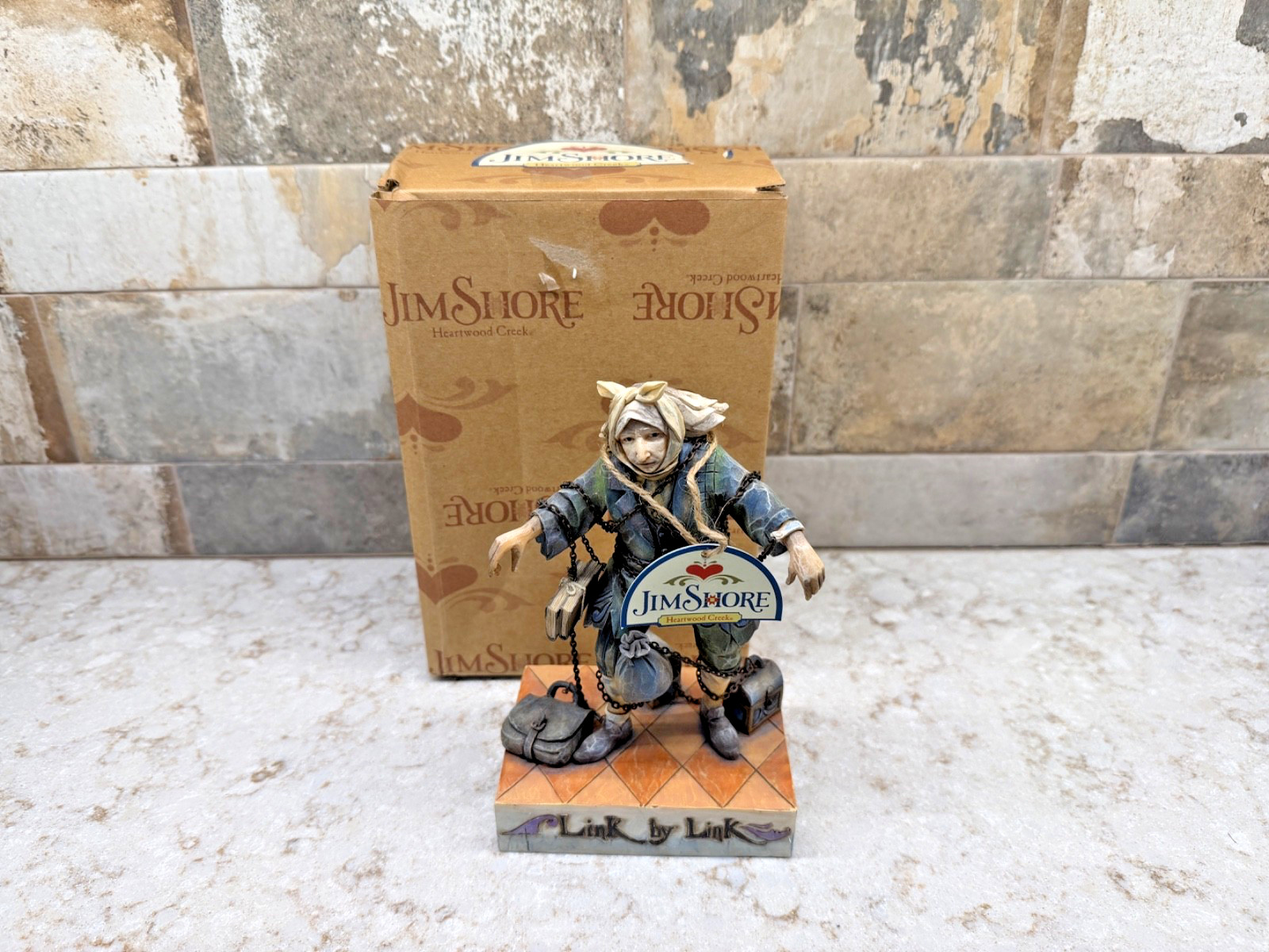 Jim Shore A Christmas Carol Jacob Marley’s Ghost Figurine “Link By Link” 4010355