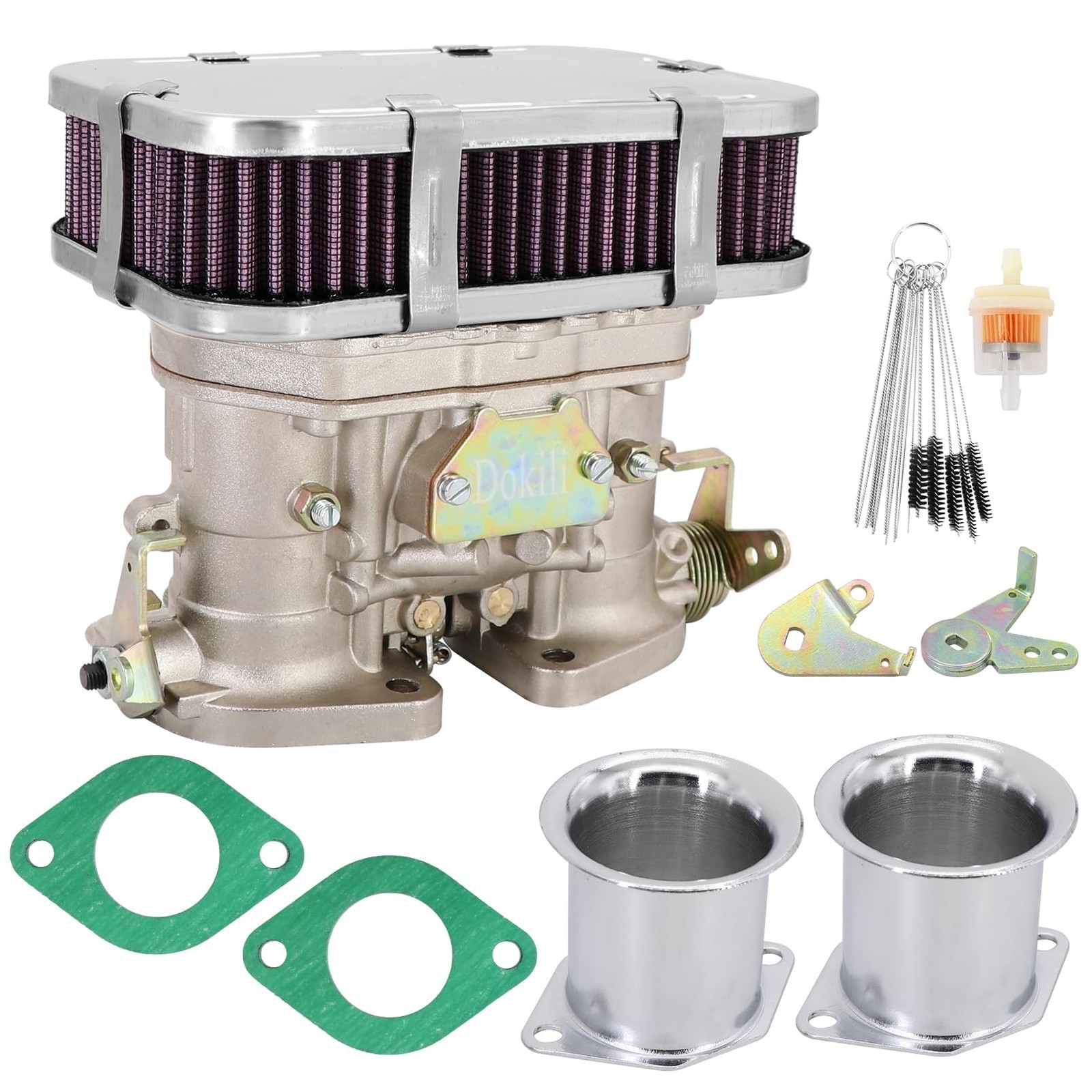 Dokili Carburetor Assembly Replacement for 44 IDF Weber 2 BARREL 44mm VW Beet...