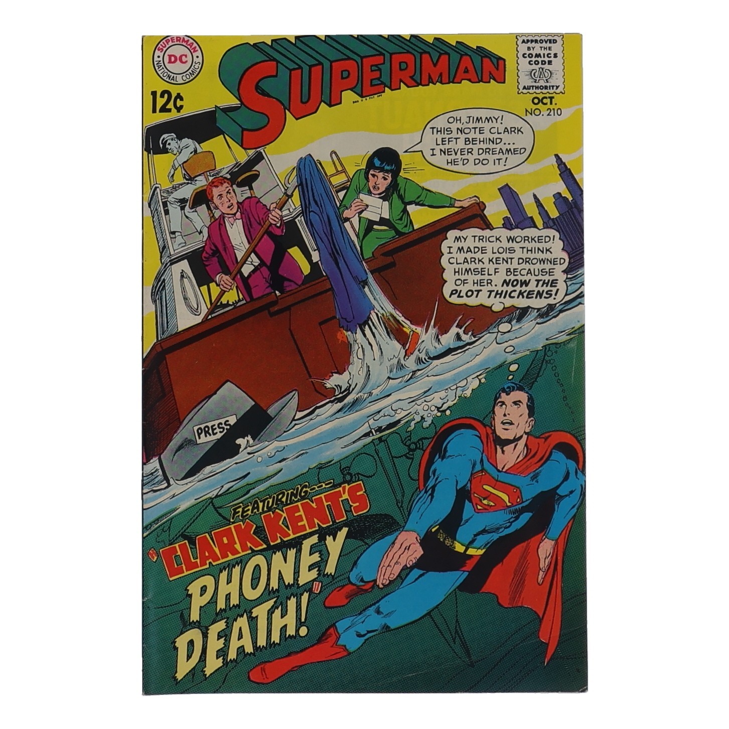 Superman #210 (DC Comics October 1968)