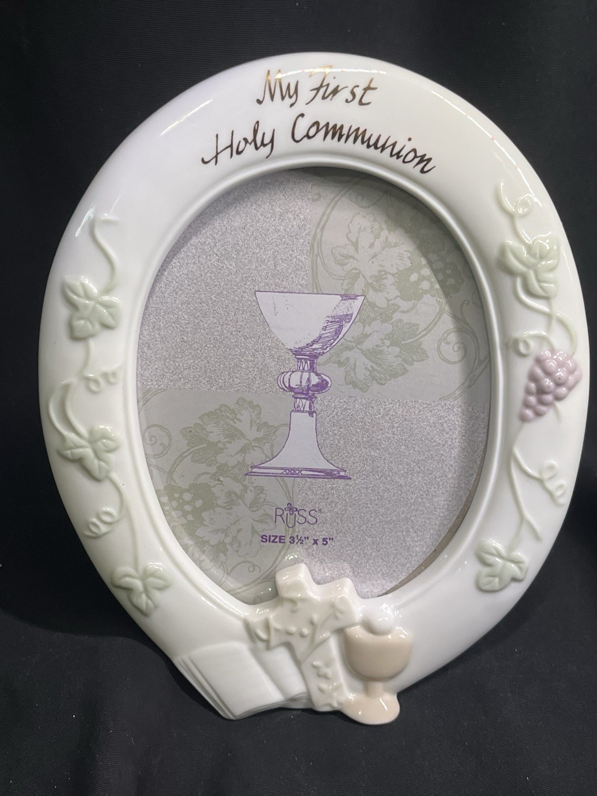RUSS MY FIRST HOLY COMMUNION 3.5 X 5” PHOTO PICTURE FRAME RUSS MY FIRST HOLY COMMUNION 3.5 X 5” PHOTO PICTURE FRAME