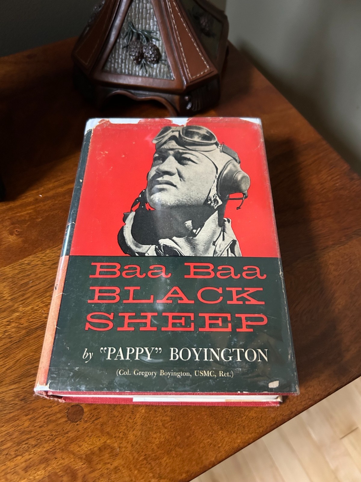 PAPPY BOYINGTON **SIGNED** WWII ACE MOH VMF-214 BLACK SHEEP SQUADRON 