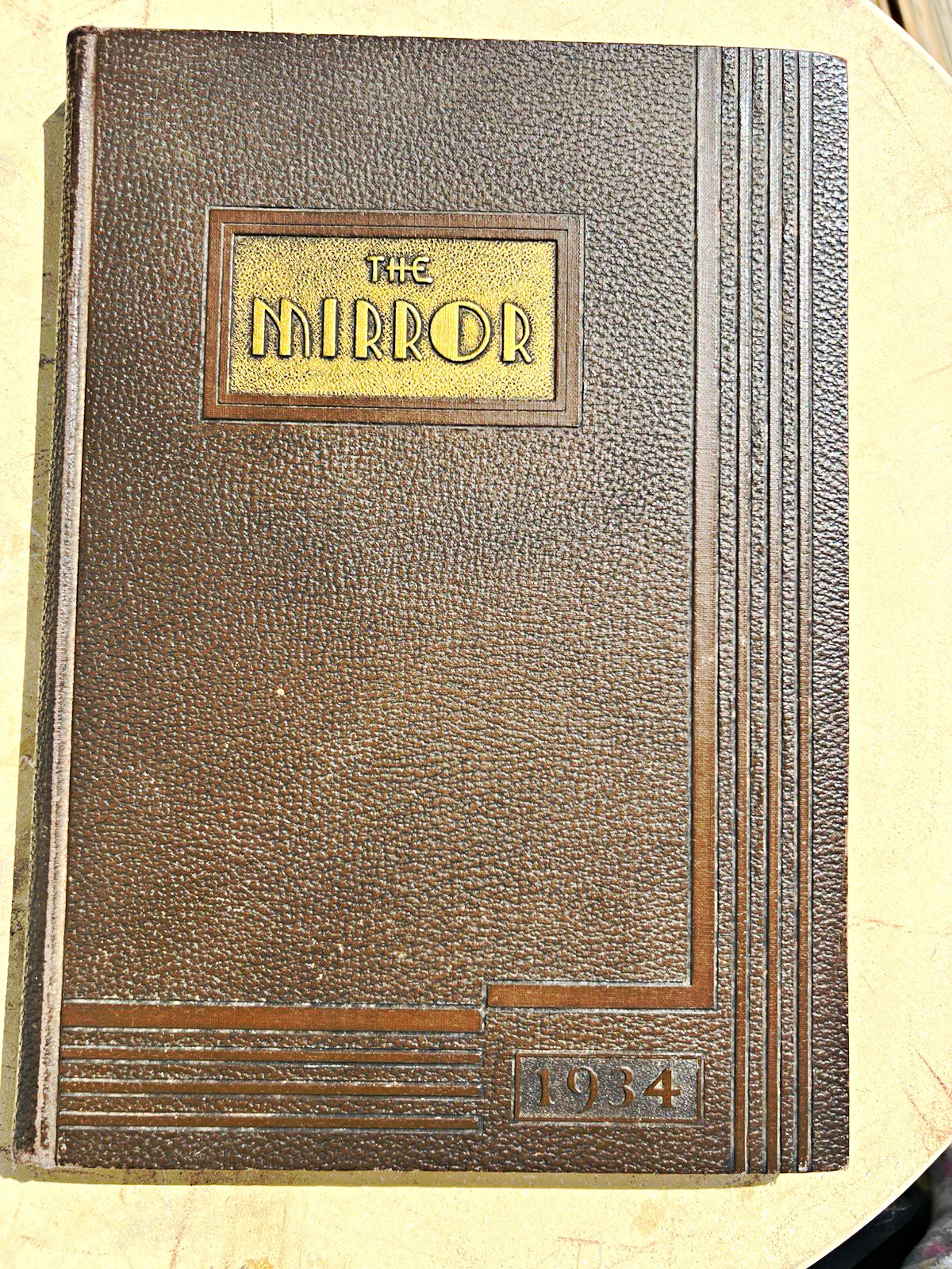 The Mirror 1934 Bates College Lewiston, Maine Yearbook Signed Original