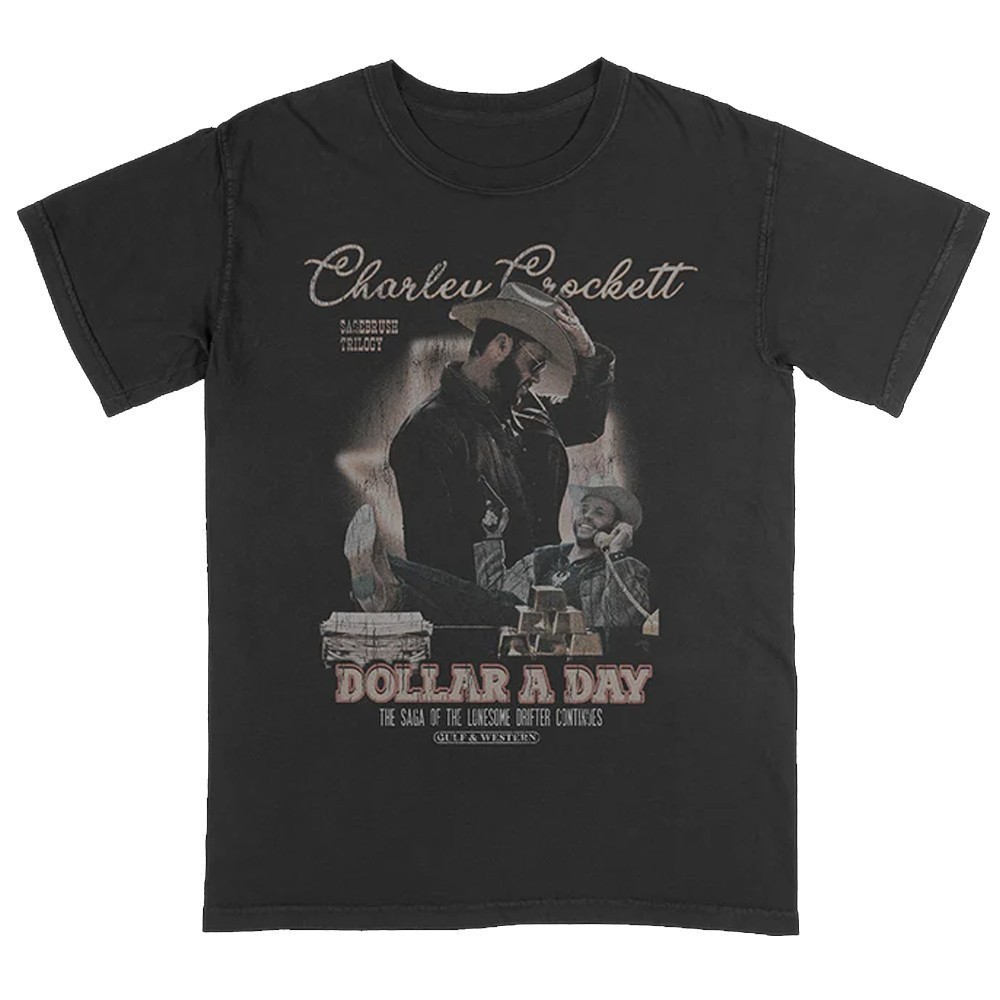 Retro Charley Crockett Tour Unisex All Size Shirt 22D9