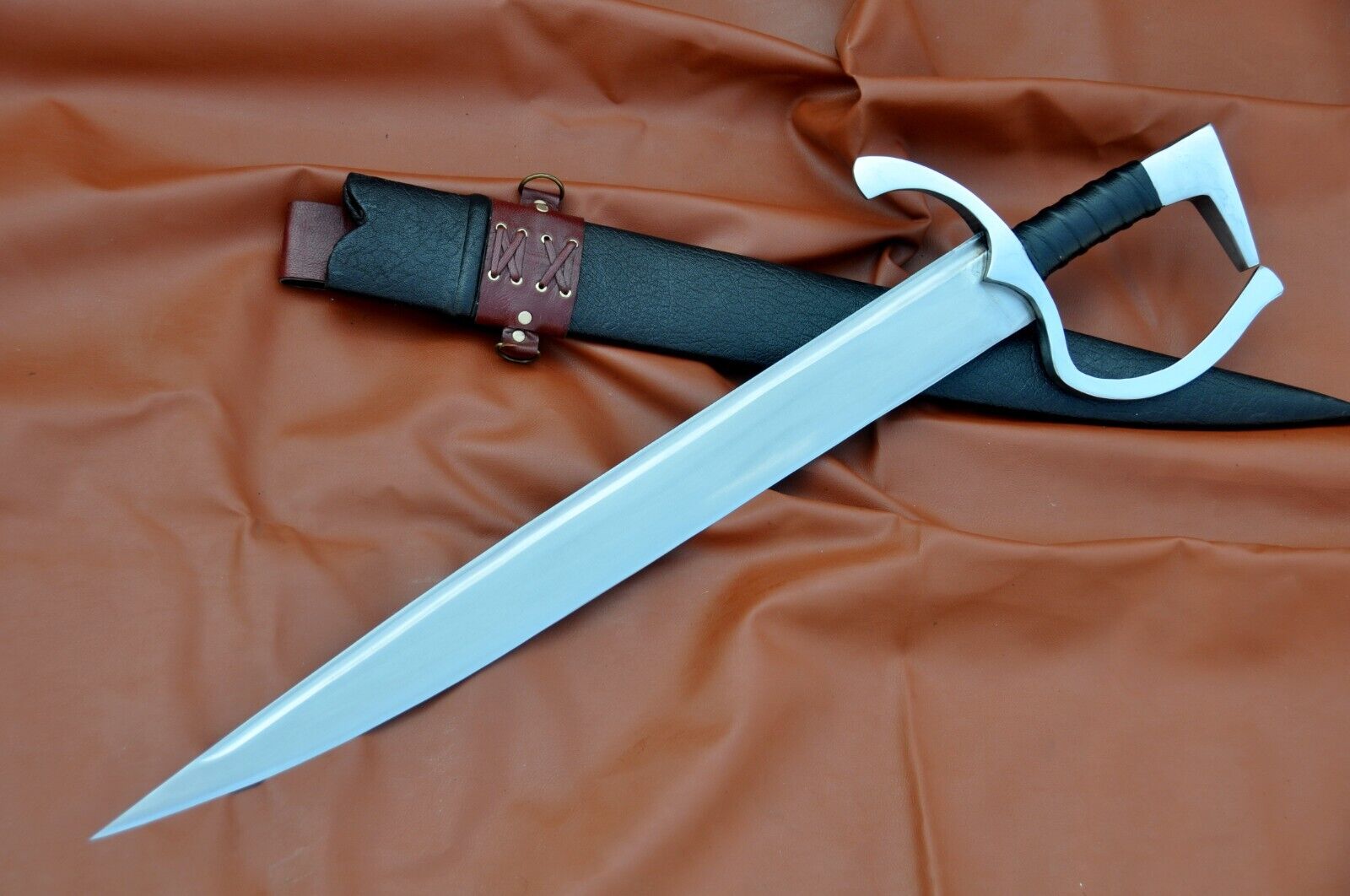 22 inches  Falchion sword-Custom Sword-Hunting,Camping,Tactical Sword,Handmade